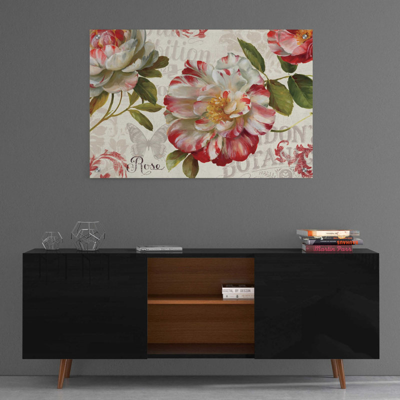 Spring Flair I' by Lisa Audit, Acrylic Glass Wall Art, 24" H x 36" W x 0.2" D