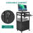 41'' H x 24'' W 1 AV Cart with Wheels