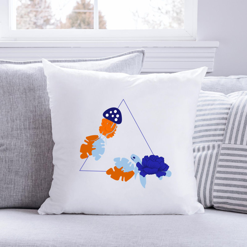Nautical Sea Life_231 - Coussin décoratif inclus, H 16 po x l 16 po
