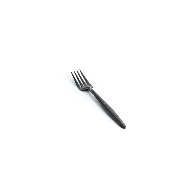 Fourchette à salade Owen - Miroir, Noir