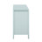 Entryway Cabinet with Wave Design - 3 Adjustable Shelves-1668024693