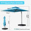 ° Parasol en aluminium avec soleil