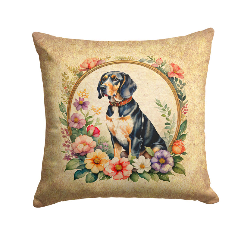  Coussin décoratif intérieur / extérieur en polyester Autre / Sans motif, H 14 po x l 14 po x P 3 po