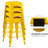 Juddson 24" Counter Stool with Metal Frame,Bar Stools Set Of 4 Indoor-Outdoor Stool-462158047
