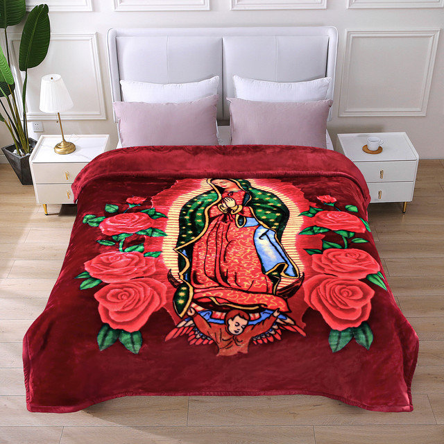 Couverture épaisse et moelleuse, couverture polaire double face, couverture épaisse et confortable pour la chambre à coucher
