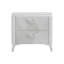 Table de chevet 2 tiroirs avec double port USB