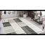Tapis argenté à motif géométrique Amalia-724745034