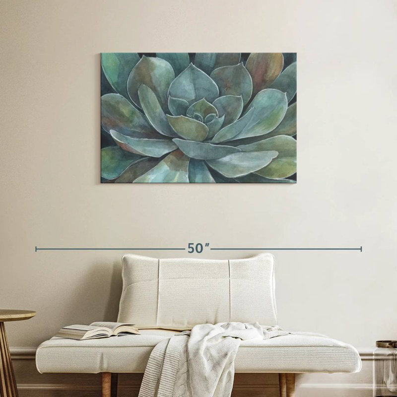 Harnek Rustic Succulent, 24" H x 36" W