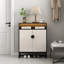 Rangement à chaussures à 5 niveaux, armoire à chaussures avec portes, range-chaussures moderne