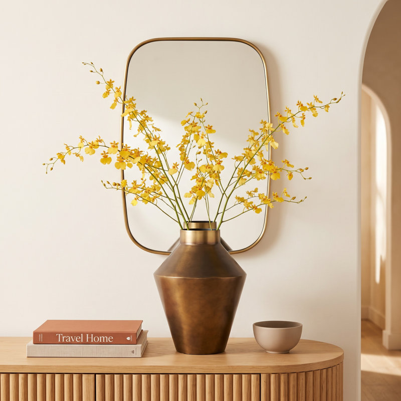 Table Vase 1, 13.25" H x 9.5" W x 9.5" D
