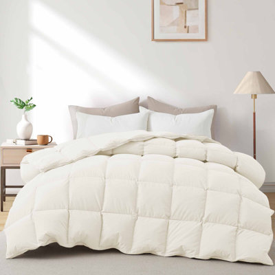  Luxury All Season Down Feather Fiber Comforter Duvet Insert