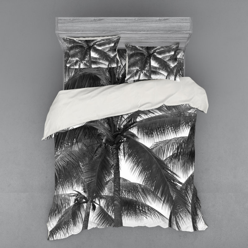 Coastal Polyester Duvet Cover, Queen Duvet Cover + 3 Additional Pieces