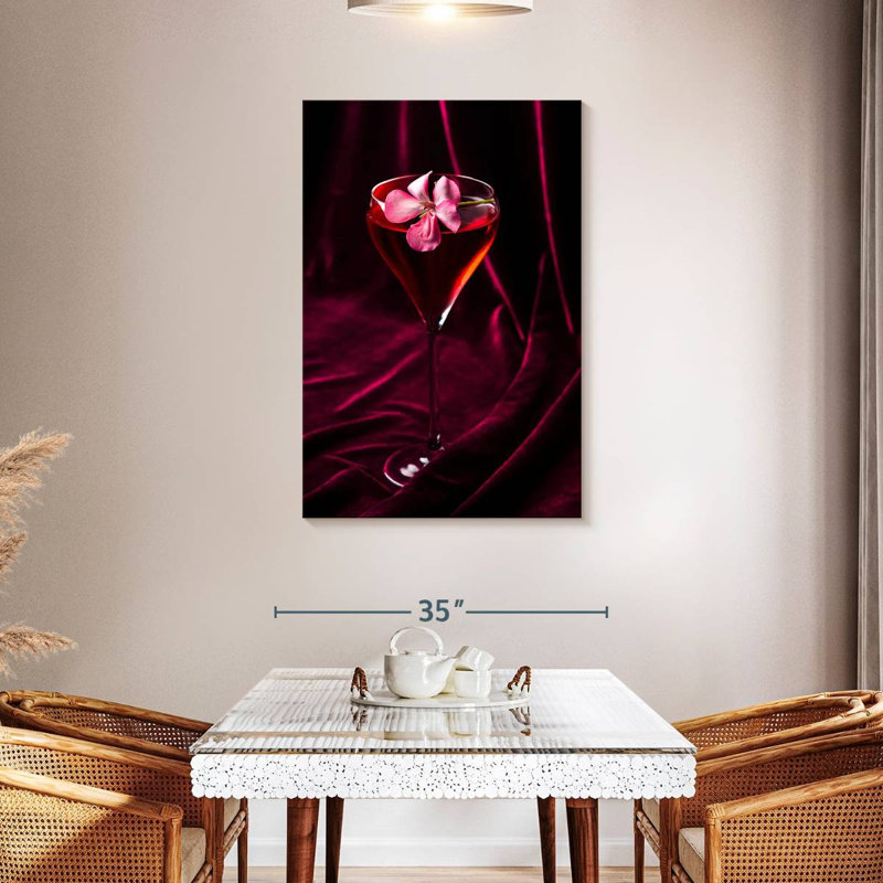 Yarlin Cosmopolitan Cocktail, 45" H x 30" W
