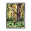 Grand arbre dans la forêt d'automne - Peinture sur toile-59708046-59708050