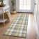 Washable Plaid Indoor / Outdoor Rug