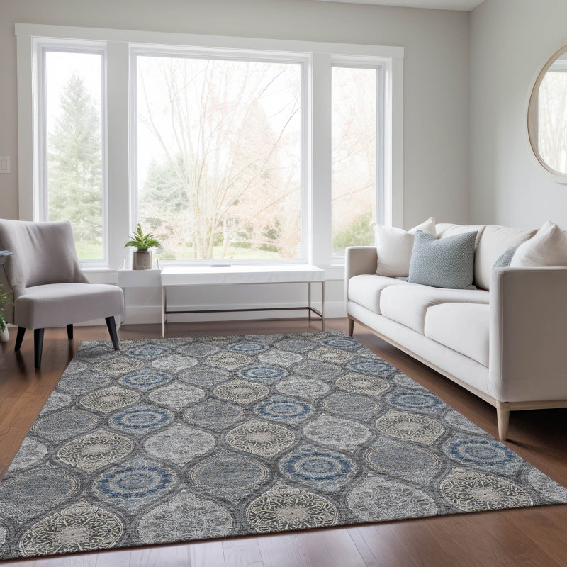 Tapis Chayden avec envers antidérapant, Rectangle 5 pi x 7 pi 6 po