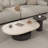Modern simple high-grade oval coffee table