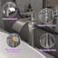 Robinet de salle de bains monotrou avec ensemble de drainage-40912651