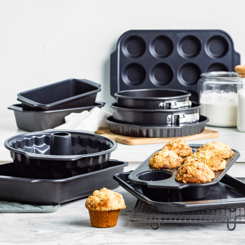 Greenpan Black Ceramic Rectangular Cake Pan