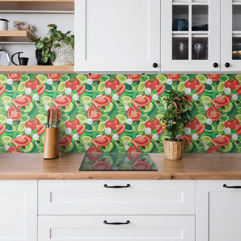 Celinda 50x100 cm Pvc Singular Tile in Green