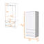 Armoire blanche à 2 tiroirs