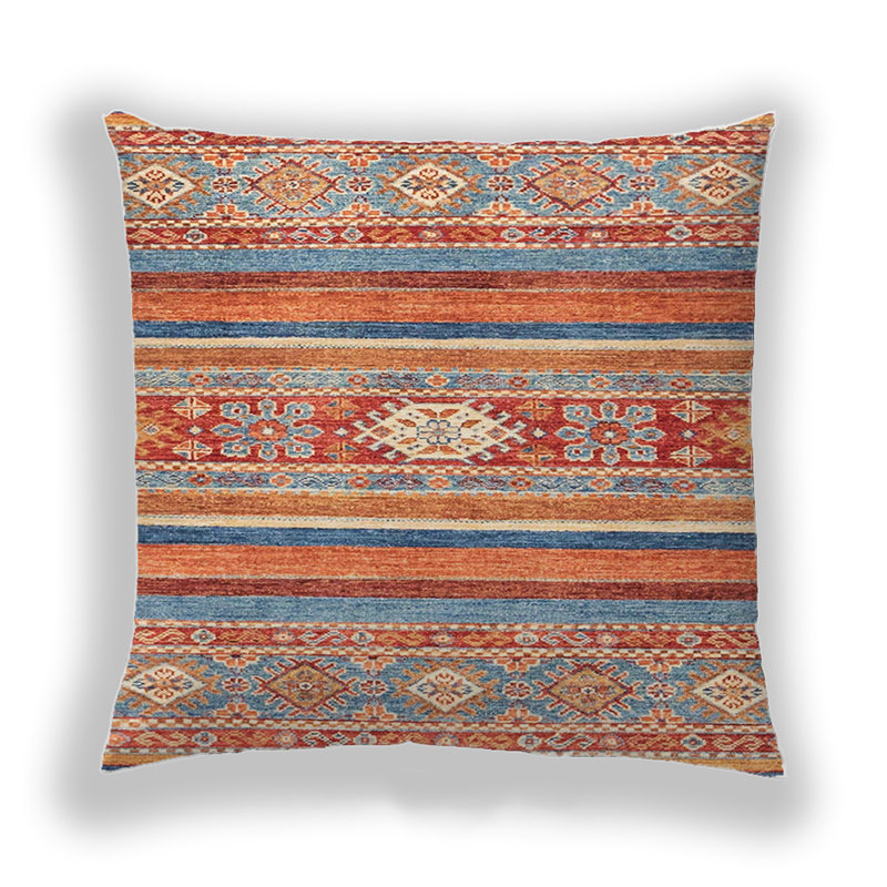 Coussin décoratif abstrait 2507, Microsuède