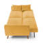 Oslo Gold Velvet 3 Seater Sofa Bed