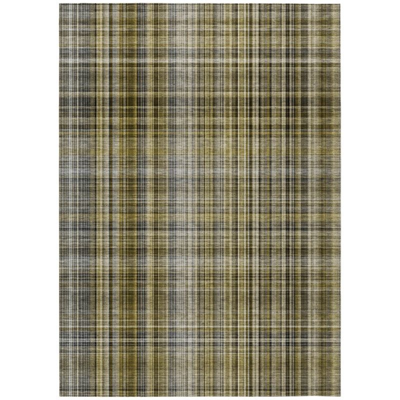 Tapis intérieur lavable antidérapant 8 pi x 10 pi Taupe