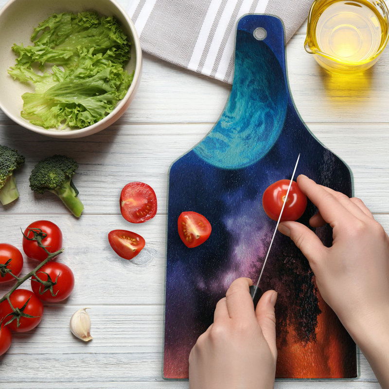 Planche à découper en verre trempé Ambesonne