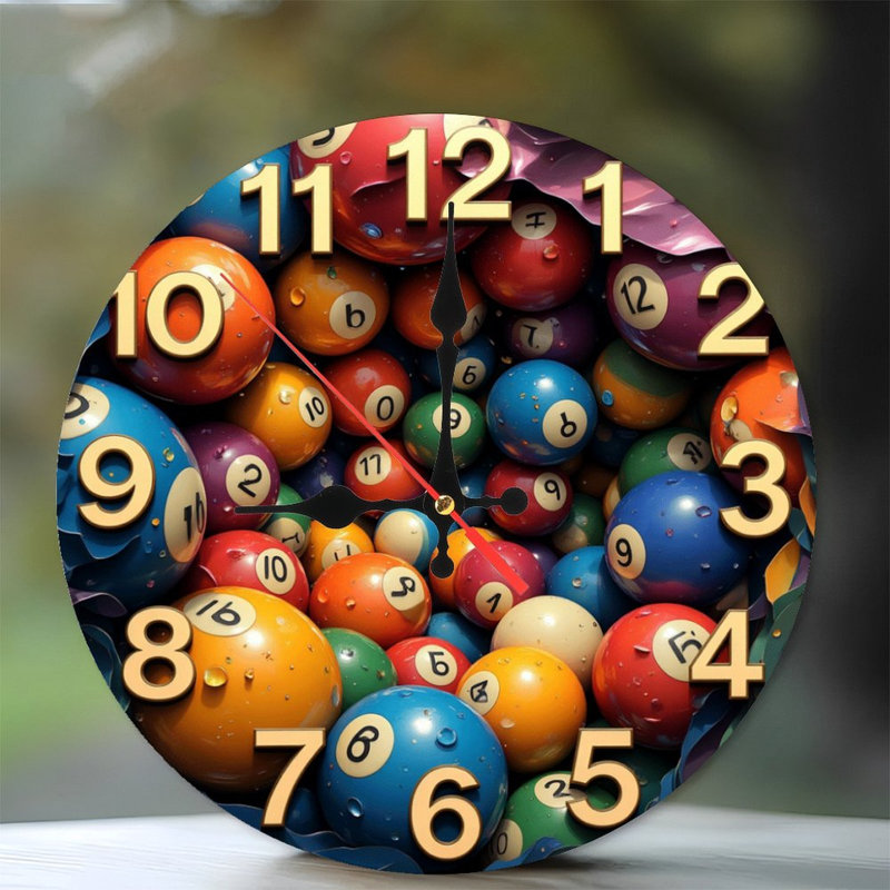 Boules de billard colorées pour les jeux