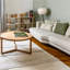 Harrus Solid Wood Three Leg Coffee Table