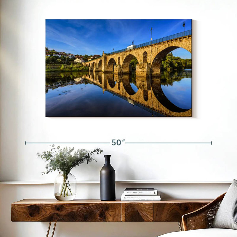 Ponte Da Barca Bridge, 26" H x 39" W