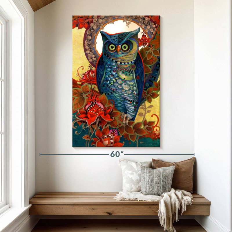 Brampt Owl Hoot, 51" H x 34" W