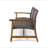 Hampton Wood + Wicker Loveseat-704129558