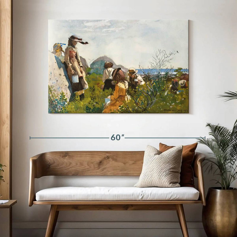 Leisha Berry Pickers, 32" H x 48" W