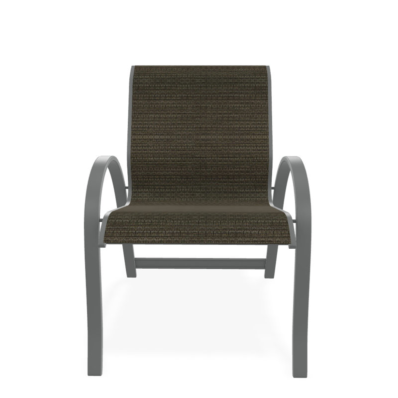 Aruba 1 Outdoor Dining Armchair, Graphite