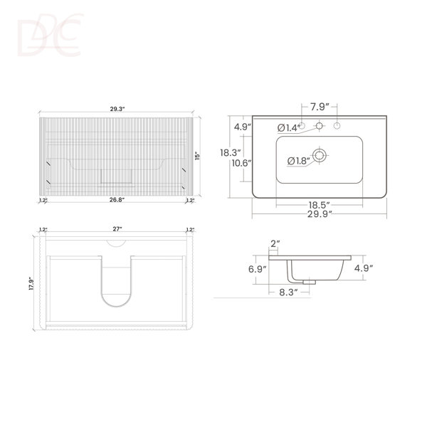 Dimensions du produit