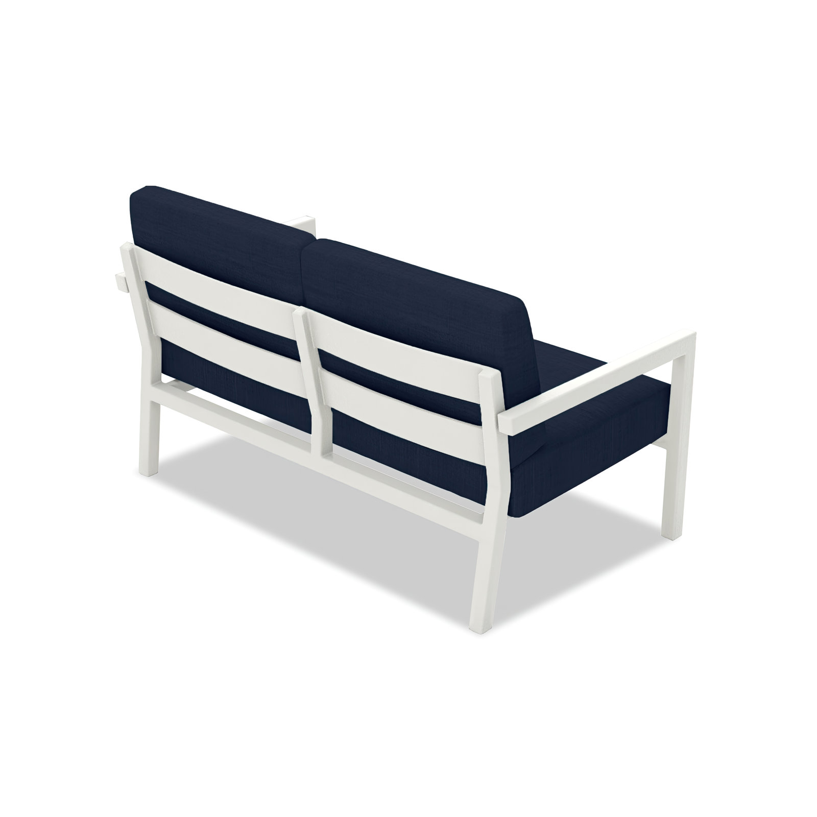 Vivant 56" Sunbrella® Patio Loveseat, Slate, Spectrum Indigo Sunbrella®