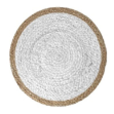 15'' X 15'' Jute And Cotton Placemat