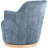 Hudnut Upholstered Swivel Armchair-89200313
