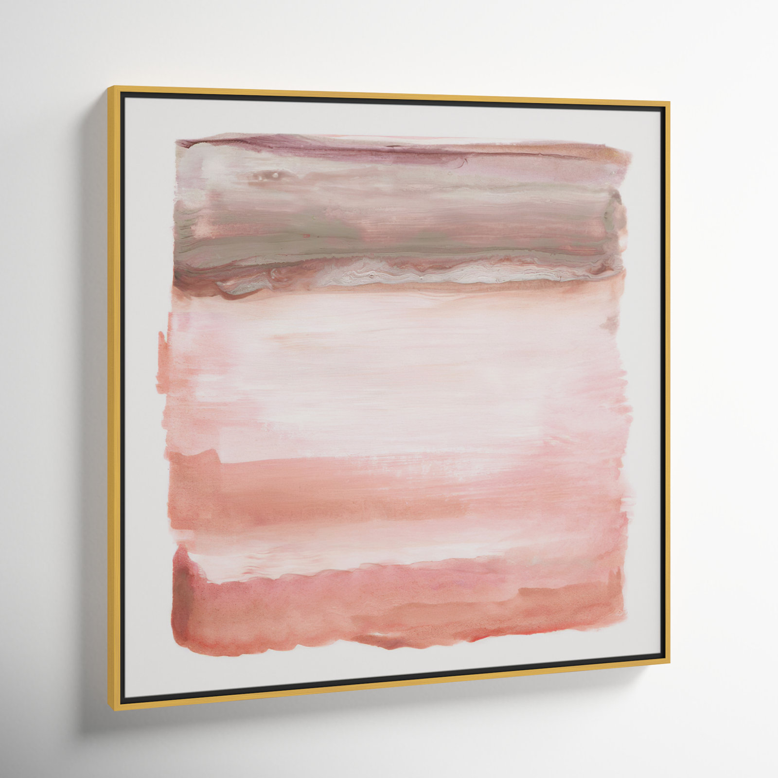 Boho Sky I by Nan- Floater Frame Print on Canvas, Gold, 37.5" H x 37.5" W x 2" D