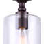 Luminaire suspendu cylindrique à 1 lumière Turker