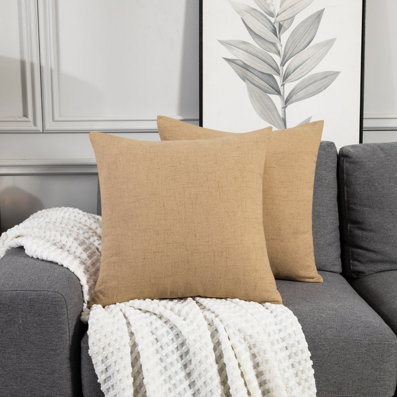 Cynne Square Throw Pillow Cover, Spinach Green, 50cm H x 50cm W x 1cm D