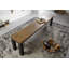 Villanders Solid Wood Bench-46463599