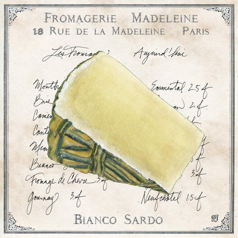 Fromages II by Ginny Joyner - Wrapped Canvas Print, 30cm H x 30cm W