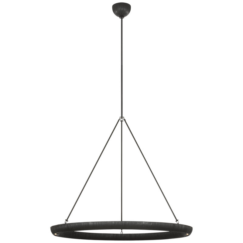 Kelly Wearstler 1 - Light LED Chandelier, Aged Iron, 35.75" H x 42" W x 42" D