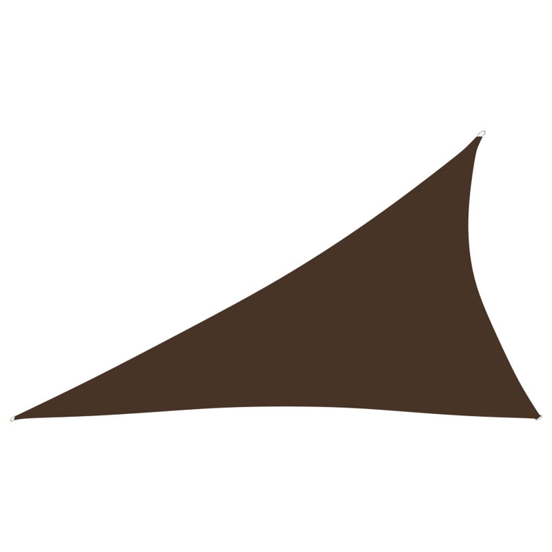 Philmont Triangular Shade Sail, Brown, 5m W x 3m D