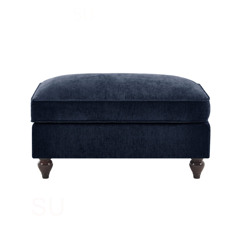 Ottoman Chenille For Bedroom ,Living Room, Blue