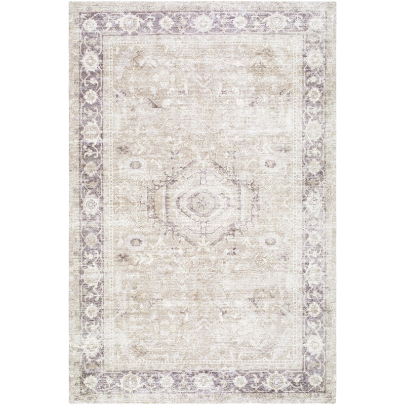 Tapis fait main Lauren Liess x Livabliss Hearth, Rectangle 5 pi x 7 pi 6 po