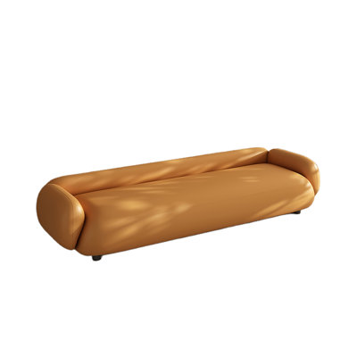 Banc rembourré en cuir Shelice